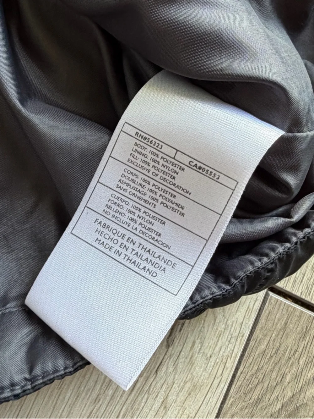 Nike Black Quilted Jacket with Logo Zipper Pull (Women’s)